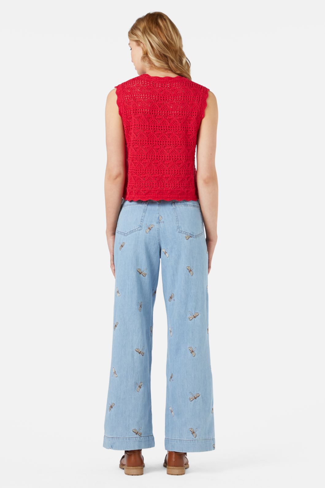 Princess Highway - Margie Tie Front Top - red