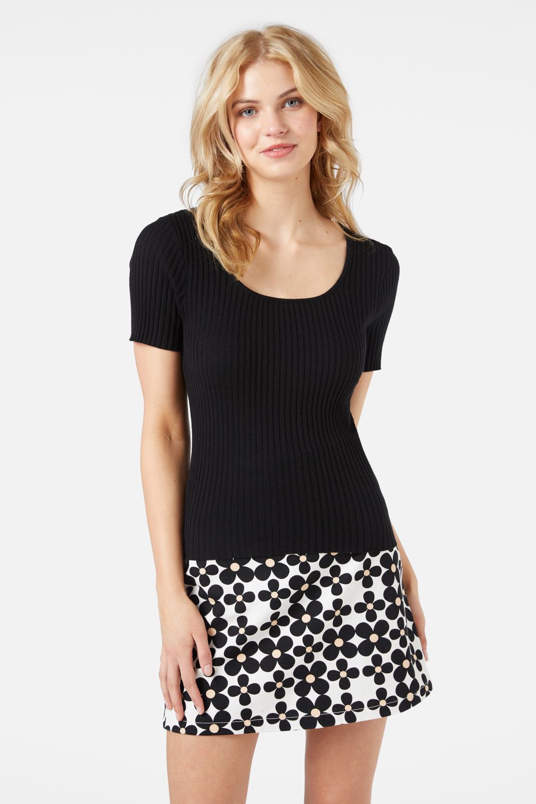 Princess Highway - Addie Knit Top - black