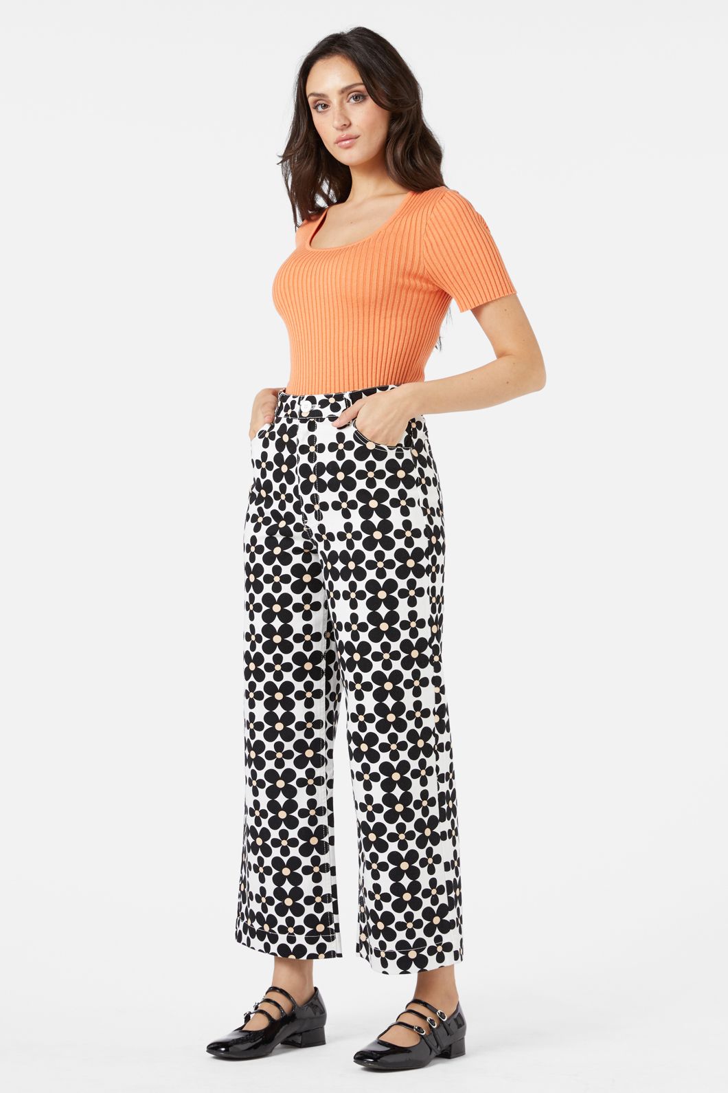 Princess Highway - Addie Knit Top - orange