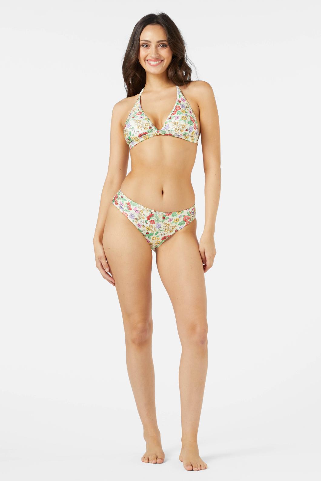 Princess Highway - Ella Flora Bikini Top - cream