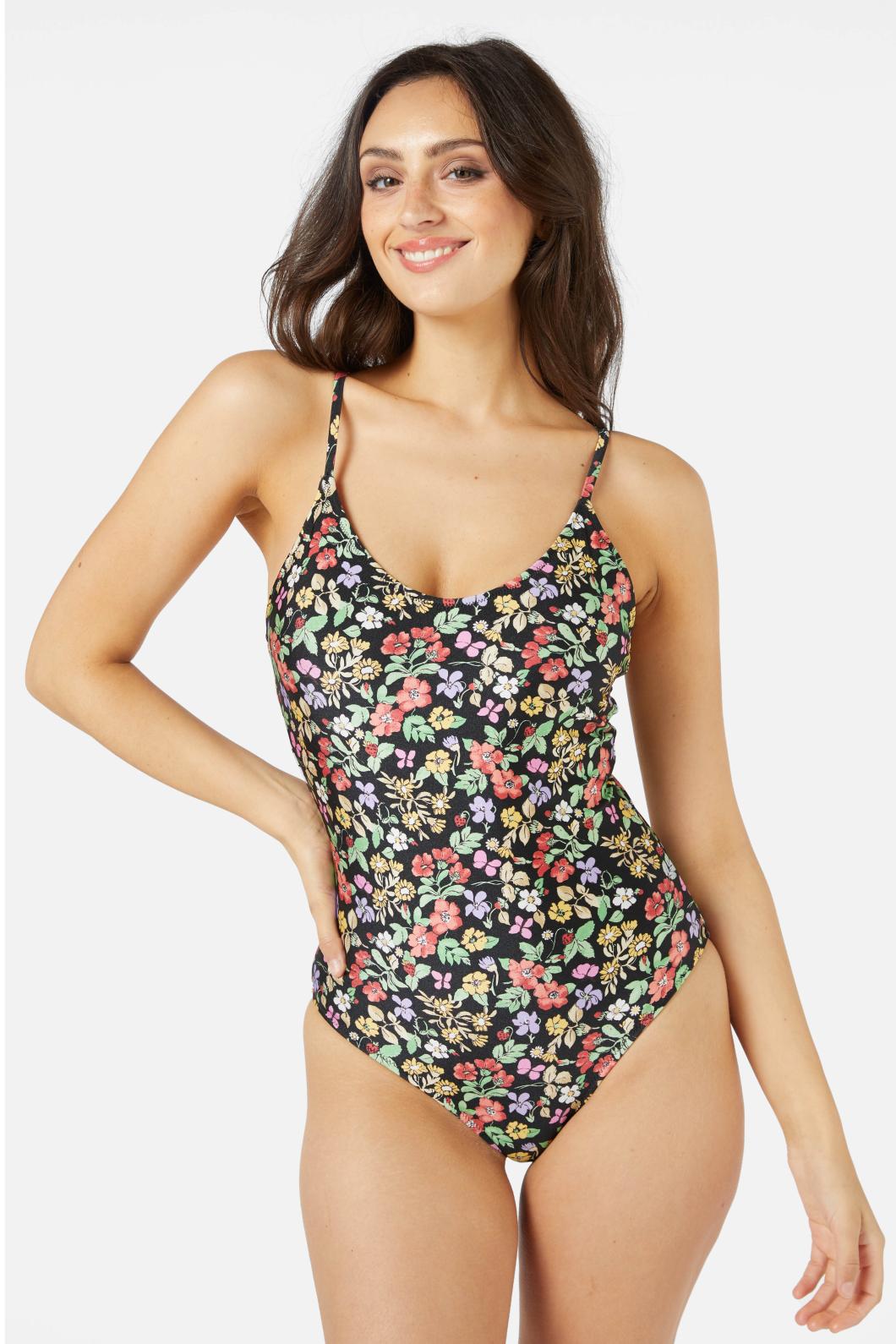 Princess Highway - Ella Flora One Piece - black