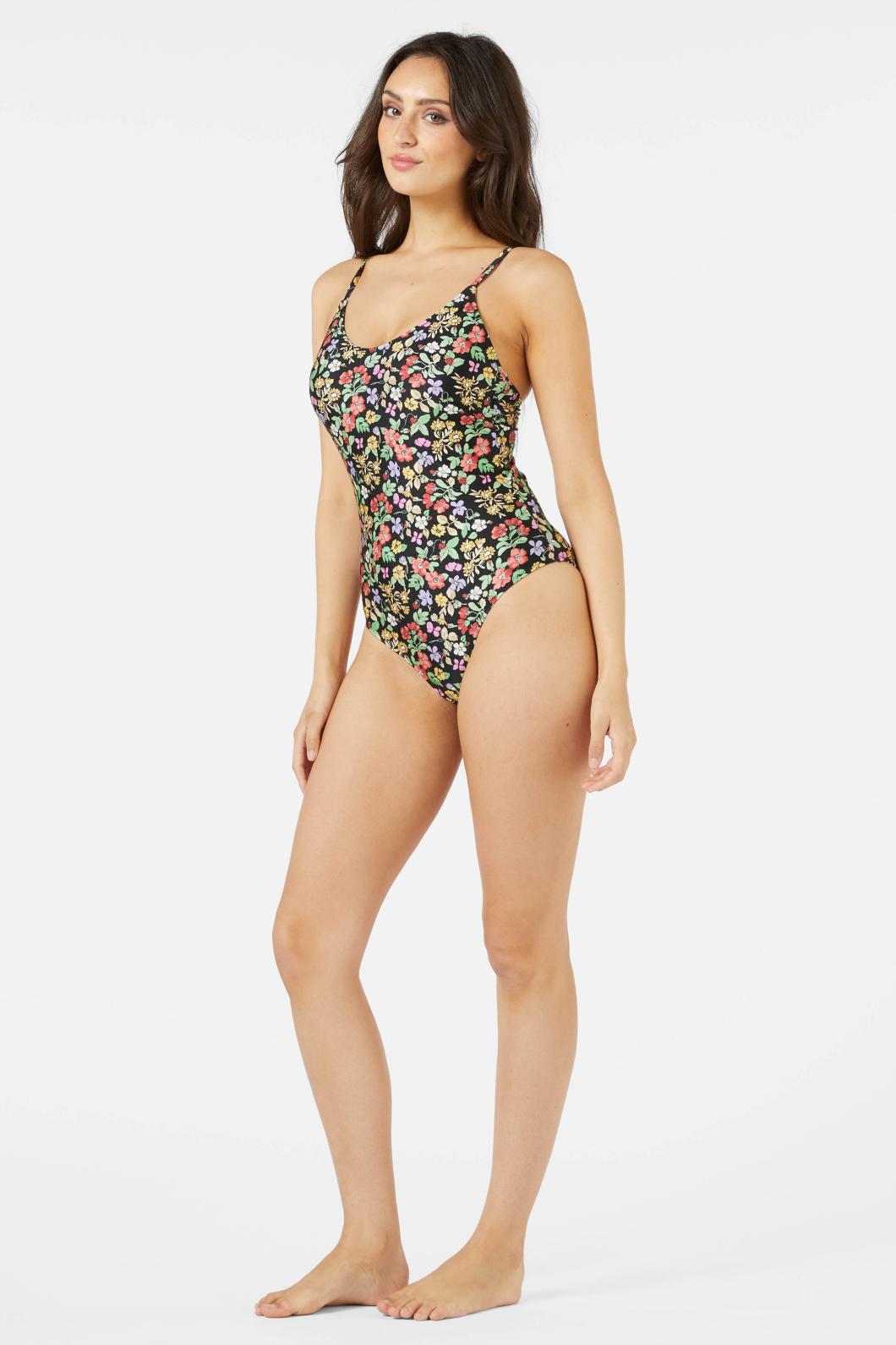 Princess Highway - Ella Flora One Piece - black
