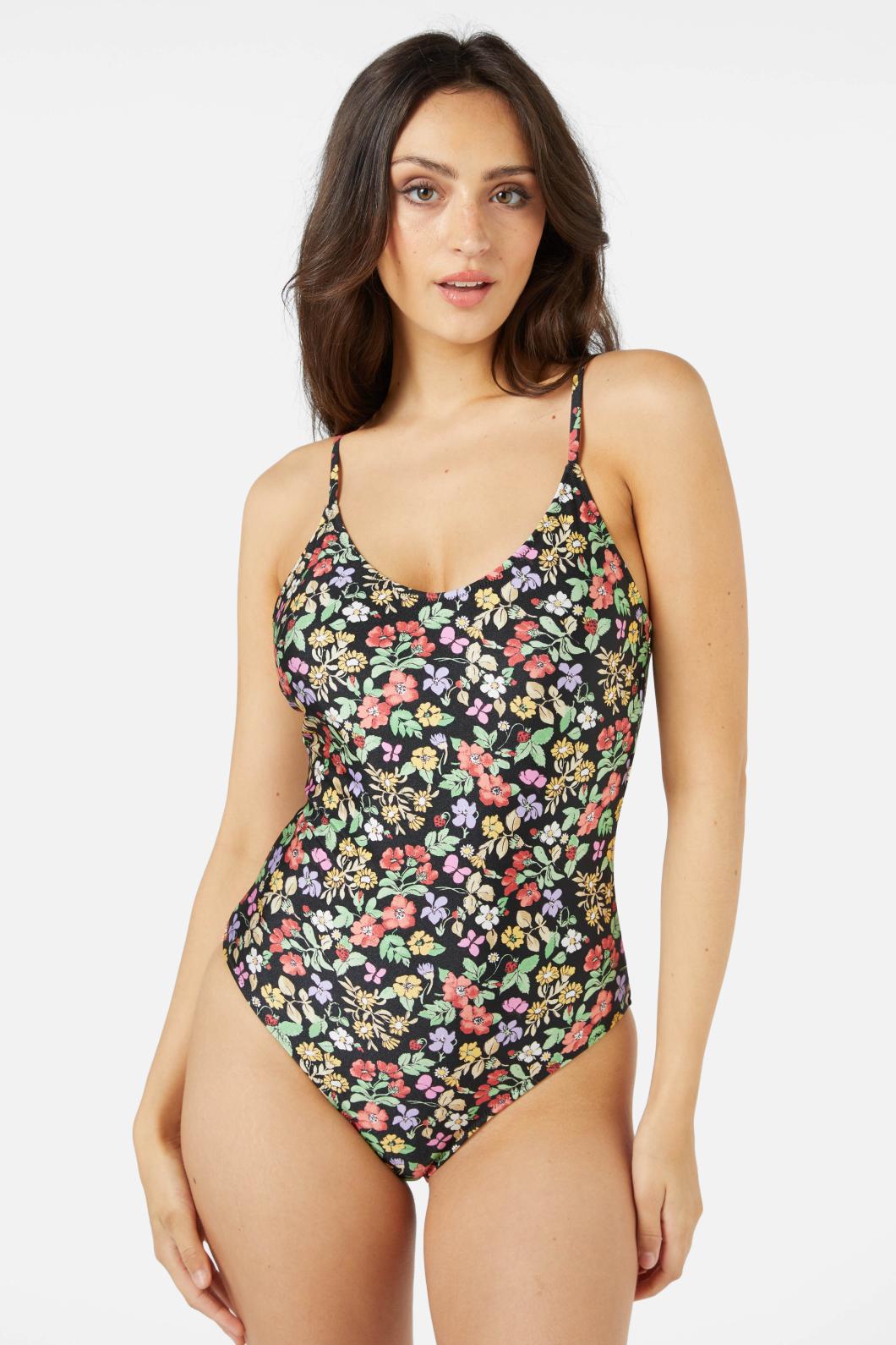 Princess Highway - Ella Flora One Piece - black