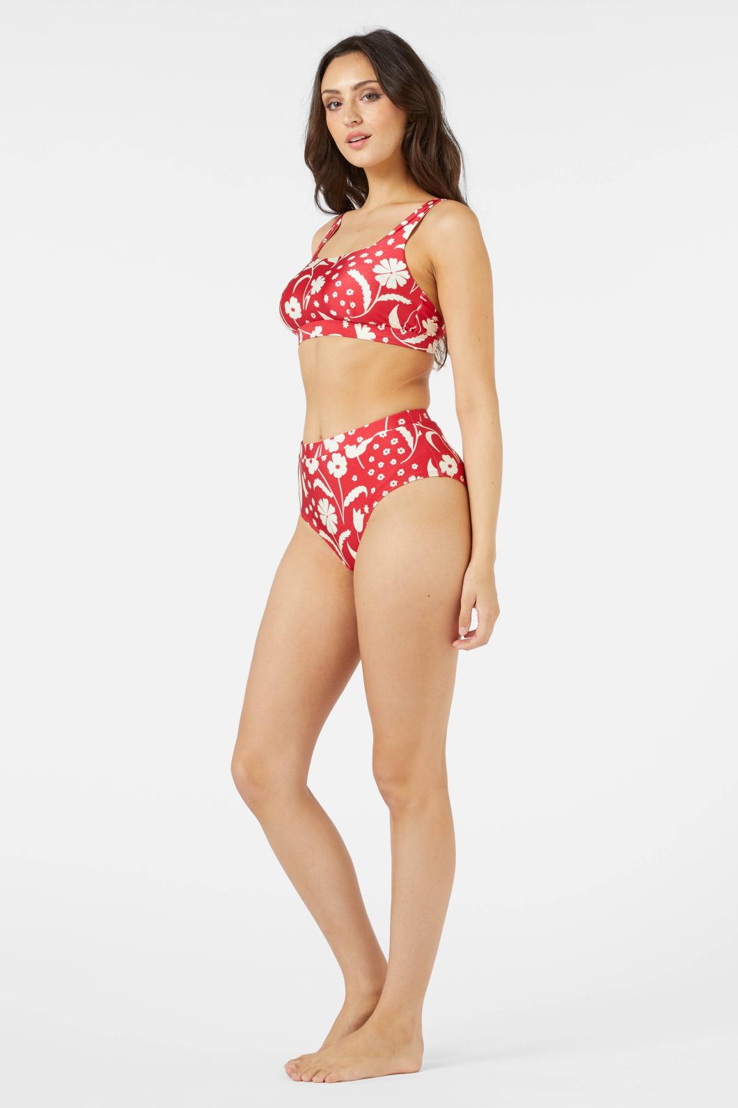 Princess Highway - Irene Bikini Top - cherry
