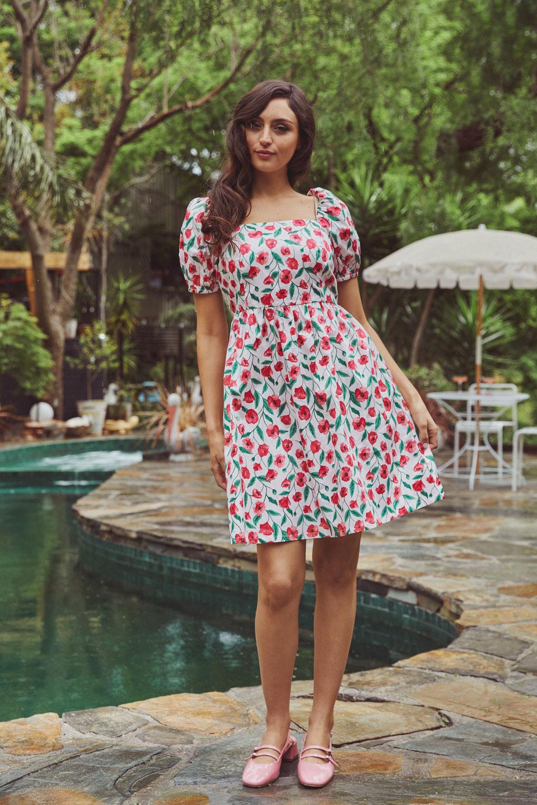 Princess Highway - Poppy Mini Dress - red