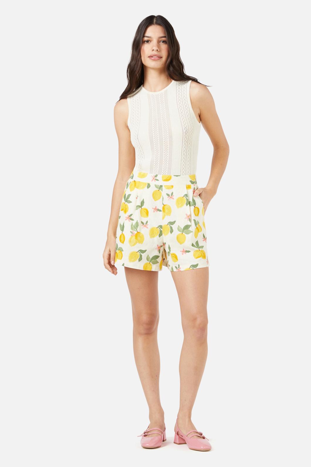 Princess Highway - Lemon Shorts - cream