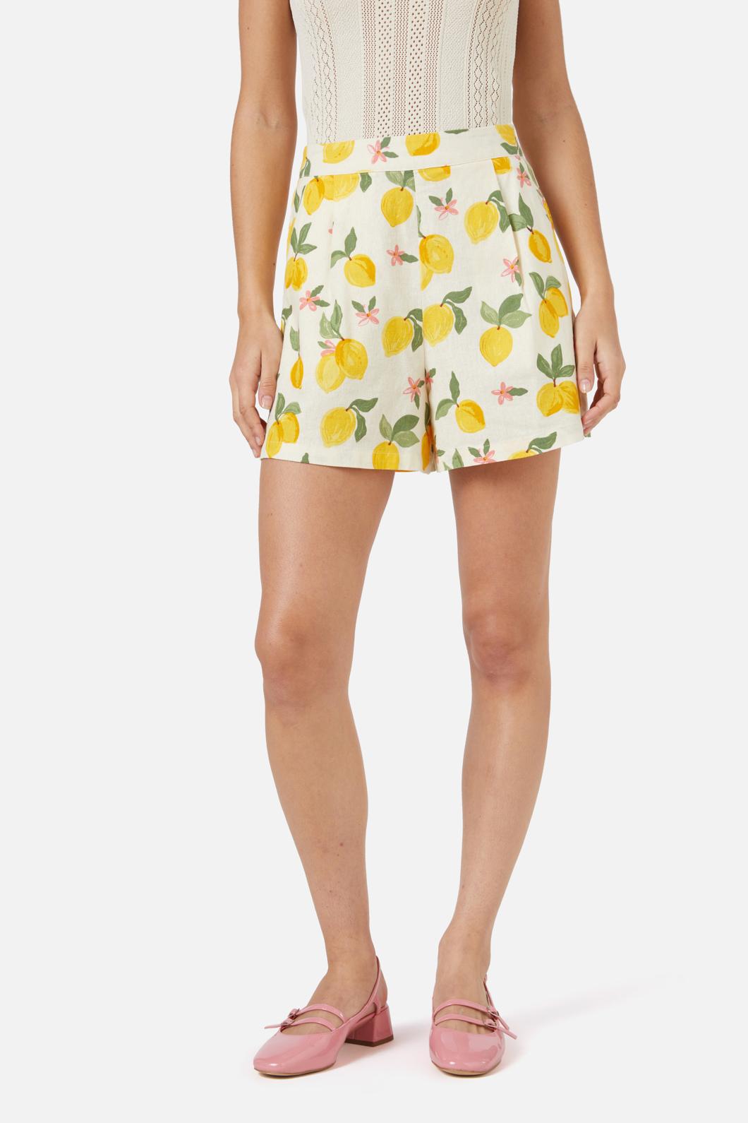 Princess Highway - Lemon Shorts - cream
