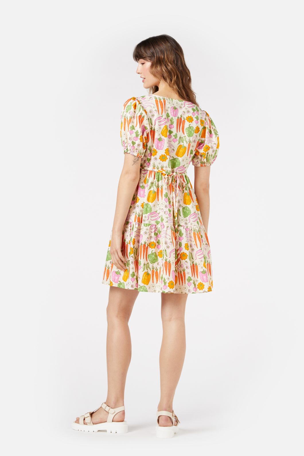 Princess Highway - Veggie Patch Mini Dress - cream
