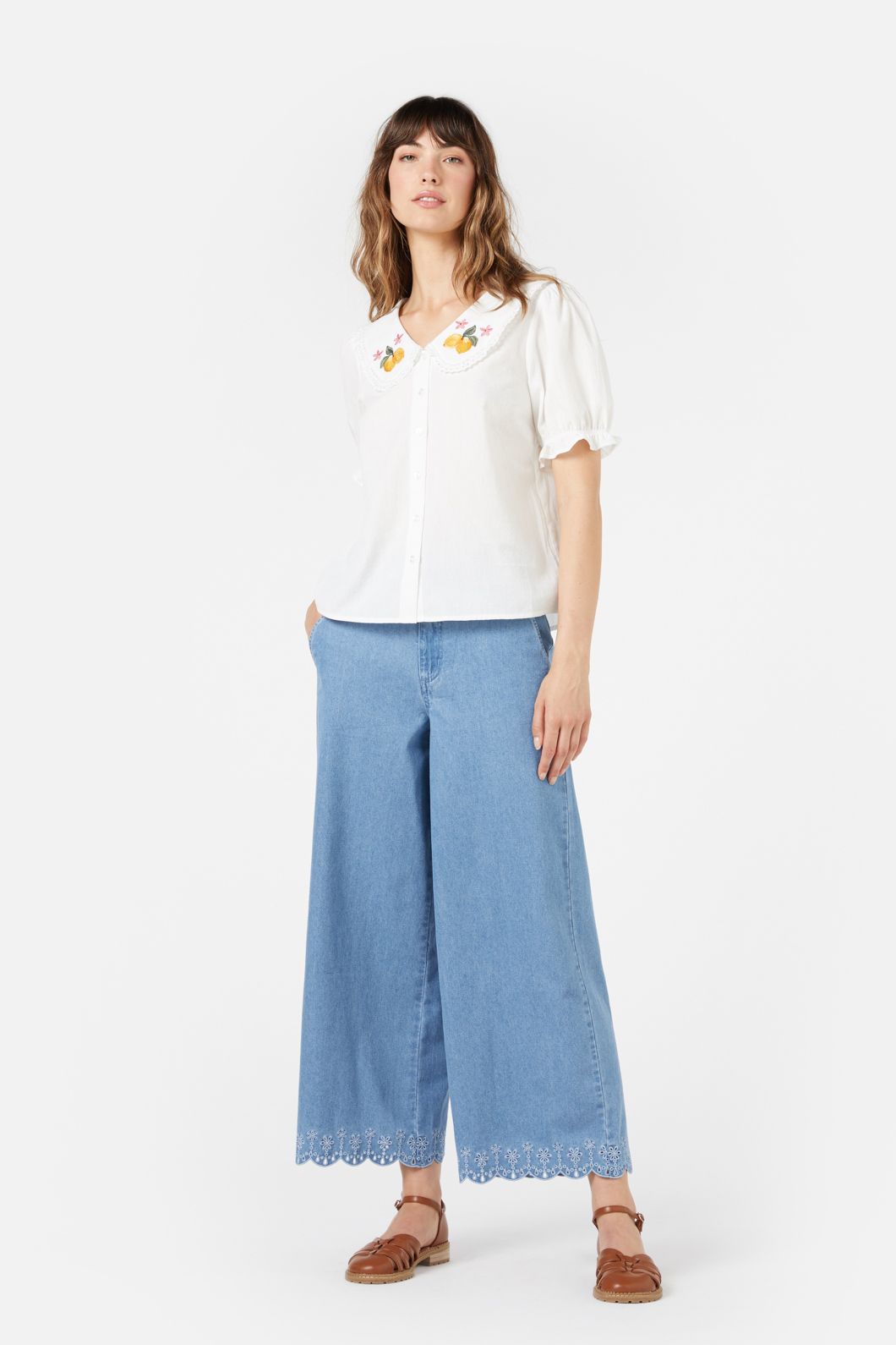 Princess Highway - Lemonade Emb Blouse - cream