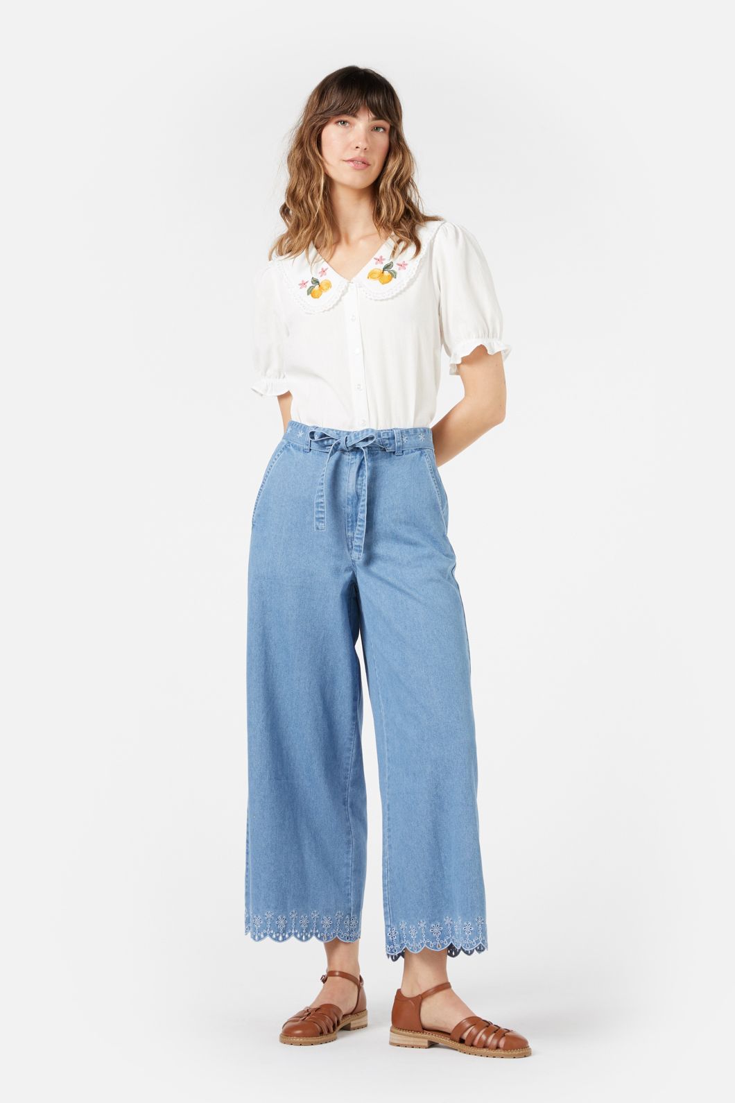 Princess Highway - Lemonade Emb Blouse - cream