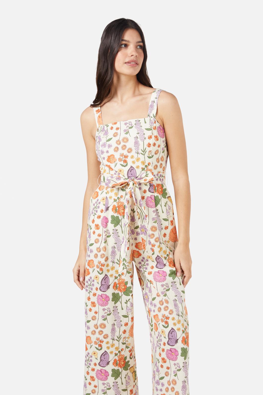 Princess Highway - Summer Day Jumpsuit - cream