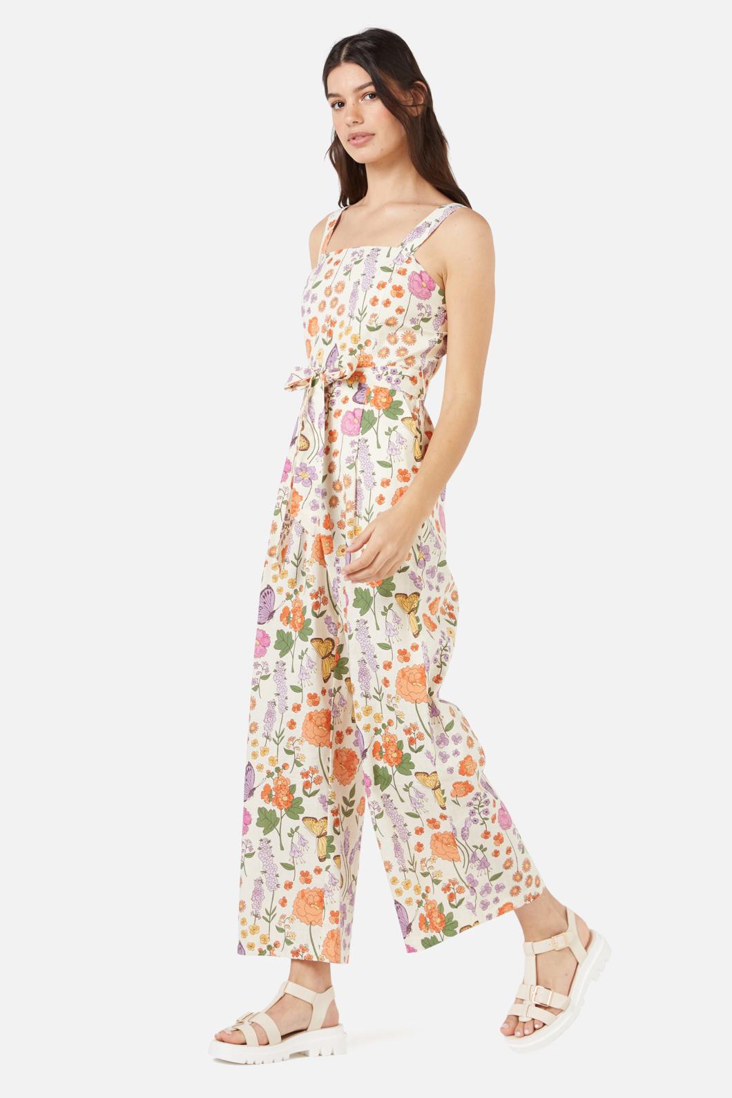 Princess Highway - Summer Day Jumpsuit - cream