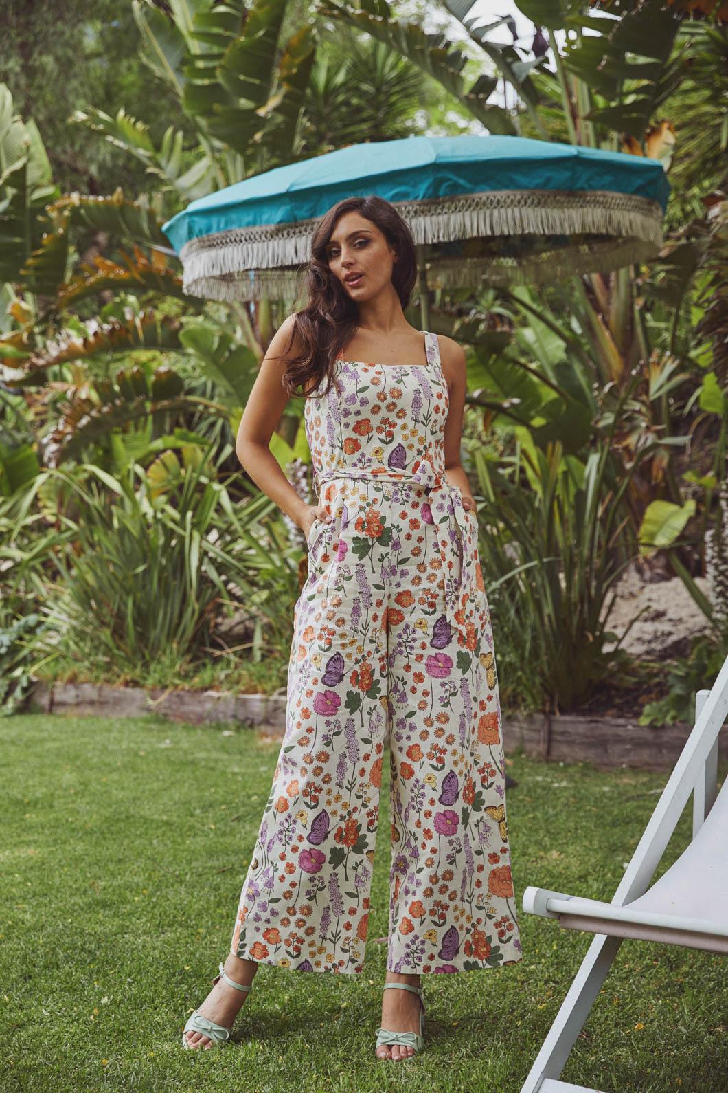 Princess Highway - Summer Day Jumpsuit - cream