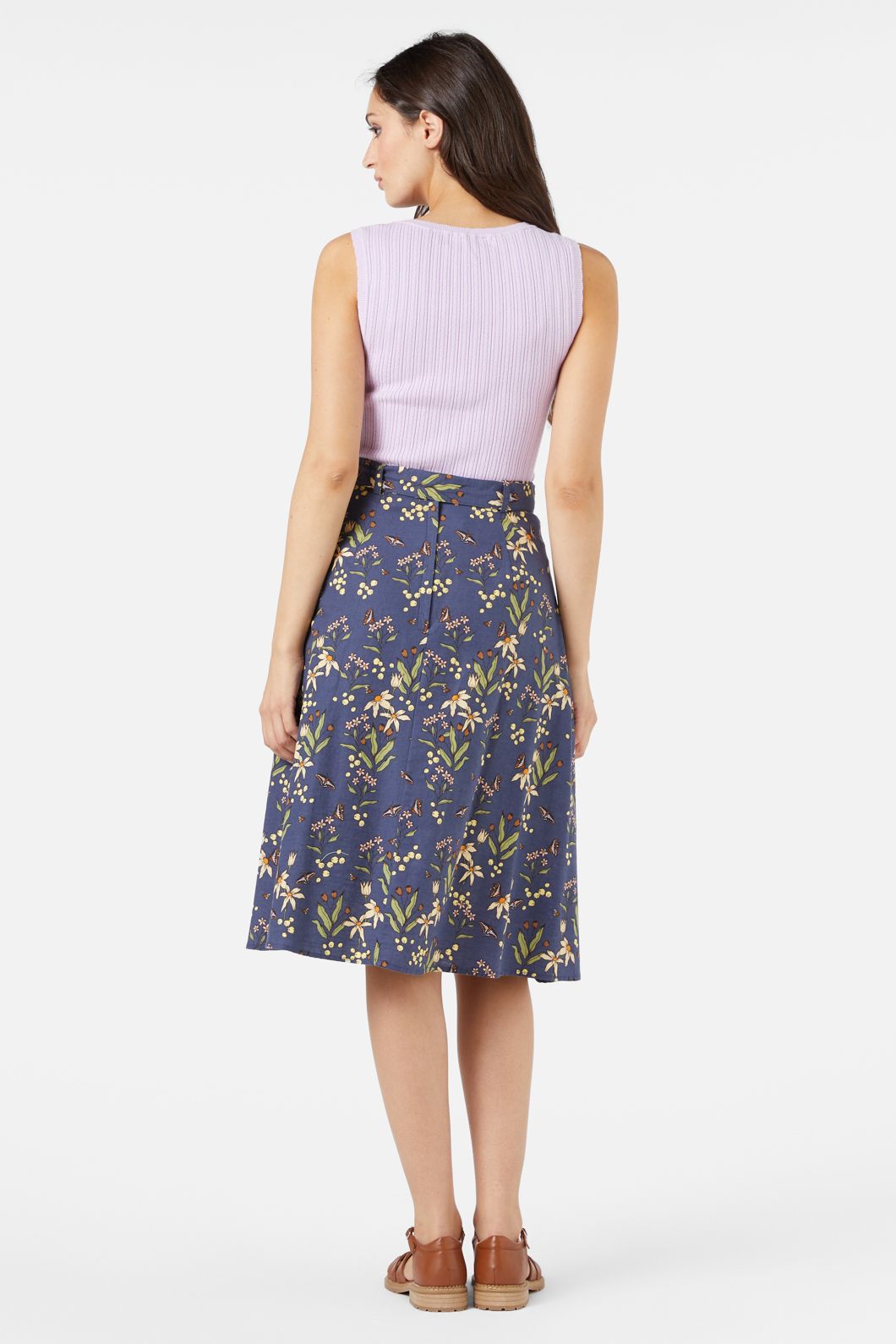 Princess Highway - Dreamy Native Skirt - navy