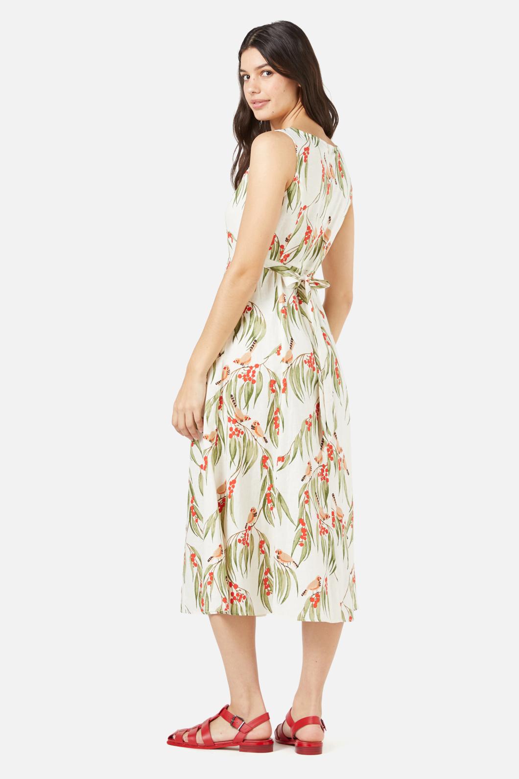 Princess Highway - Zebra Finch Midi Dress - cream
