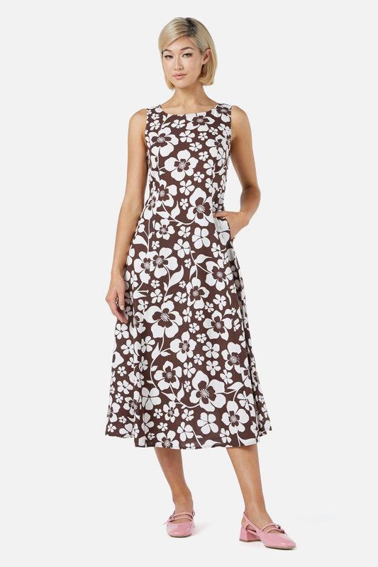 Princess Highway - Cecilia Midi Dress - chocolate