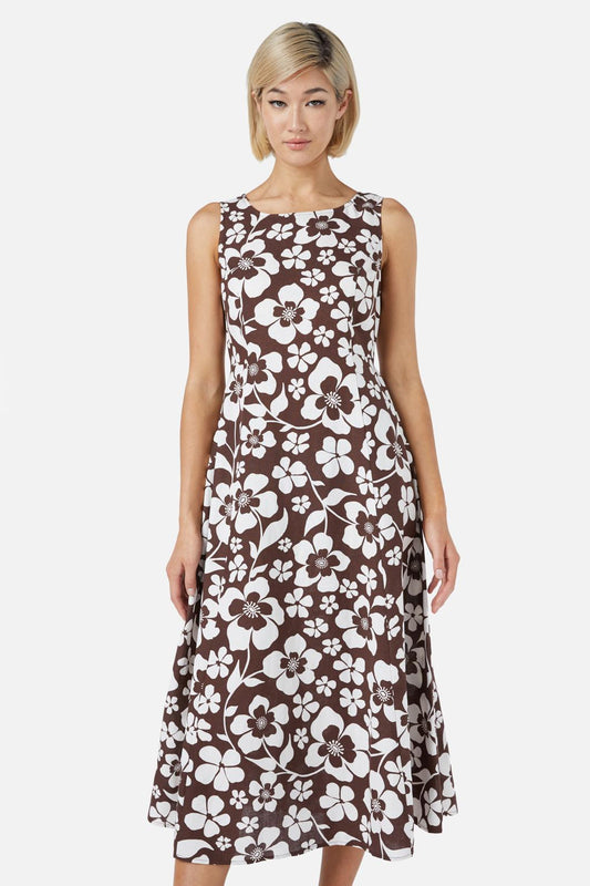 Princess Highway - Cecilia Midi Dress - chocolate