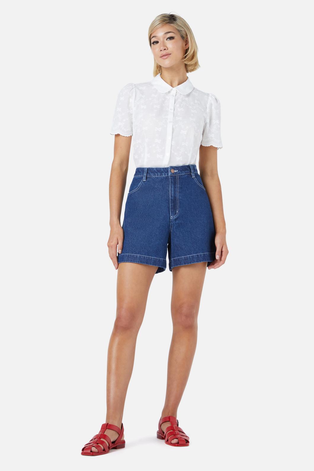 Princess Highway - Beautiful Bows Short - dark-denim