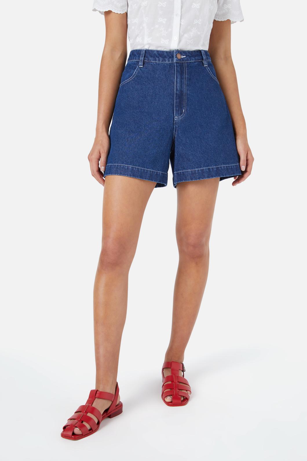 Princess Highway - Beautiful Bows Short - dark-denim