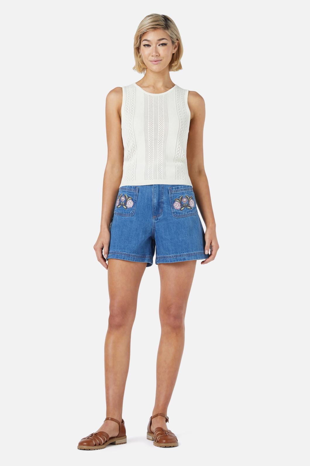 Princess Highway - Fran Lace Knit Tank - cream