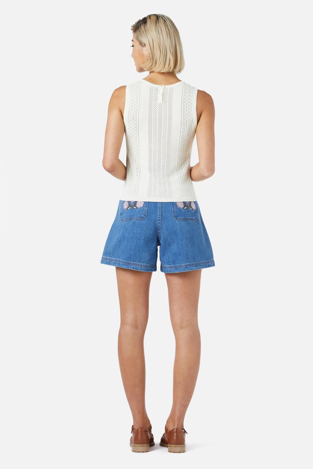 Princess Highway - Fran Lace Knit Tank - cream