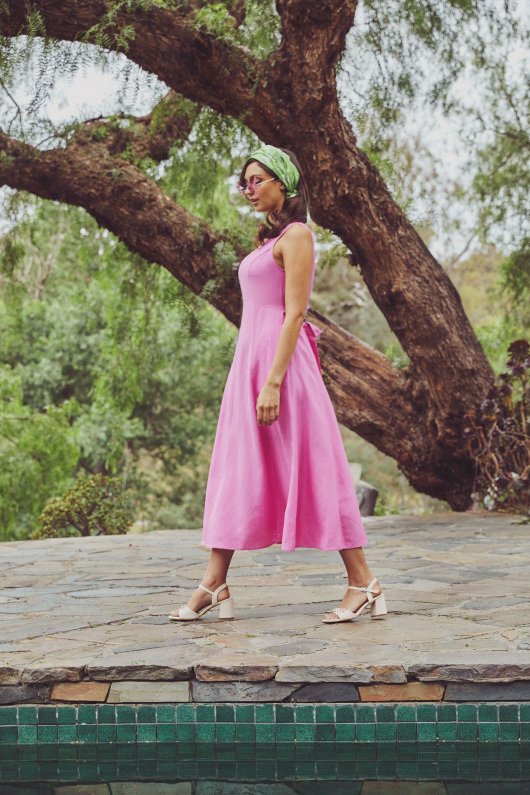 Princess Highway - Zina Midi Dress - pink
