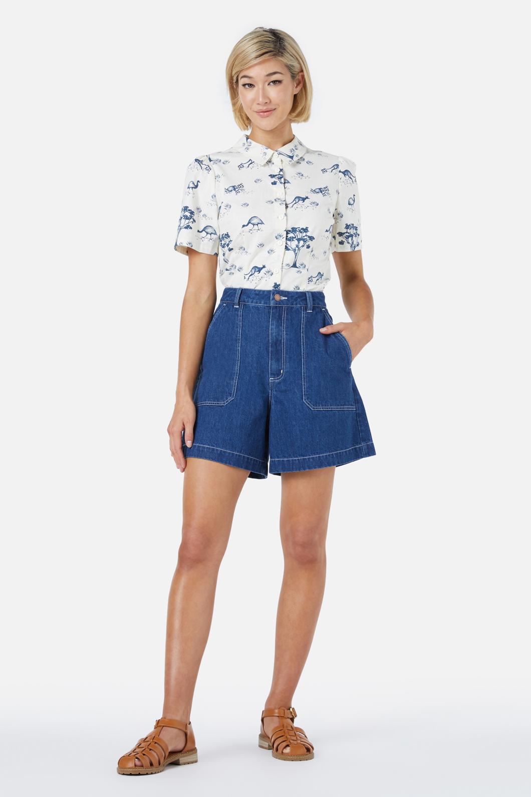 Princess Highway - Reece Short - blue-denim