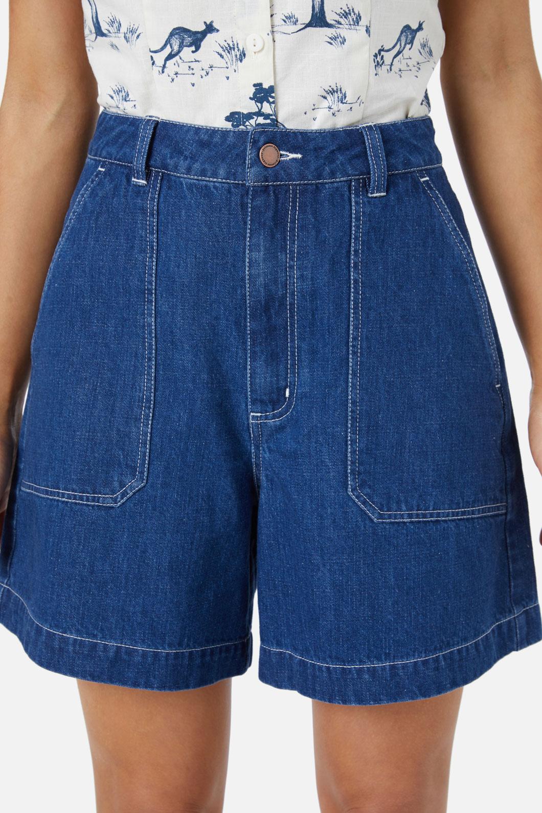 Princess Highway - Reece Short - blue-denim