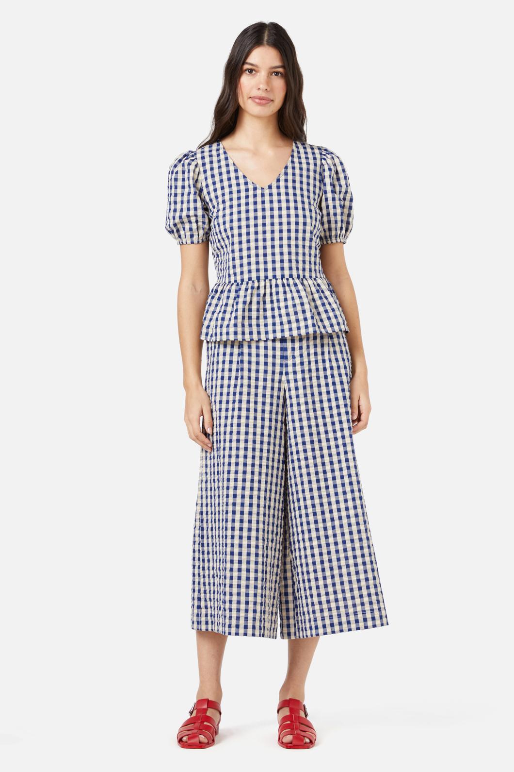Princess Highway - Greta Check Skort - navy