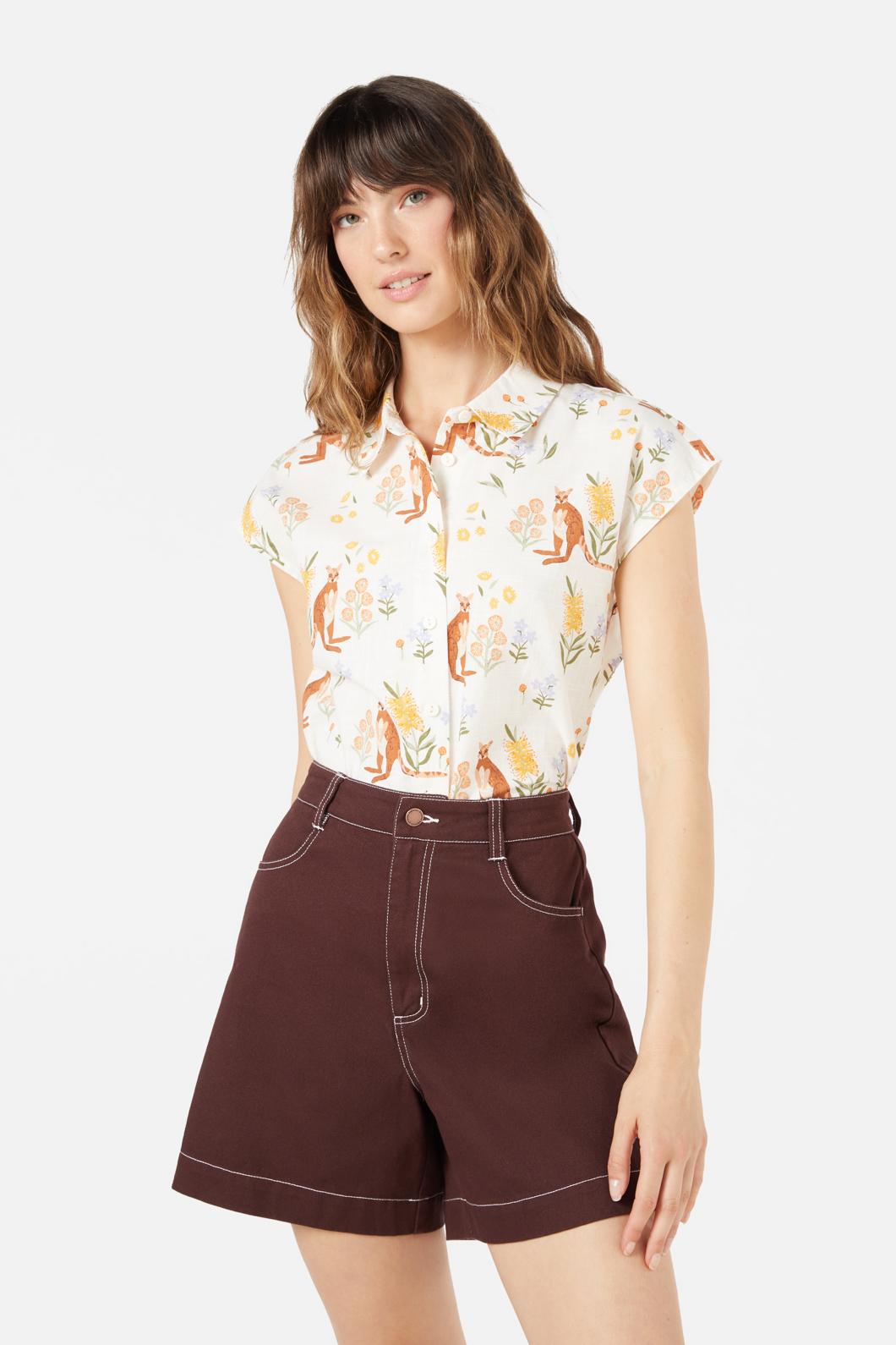Princess Highway - Rock Wallaby Blouse - cream