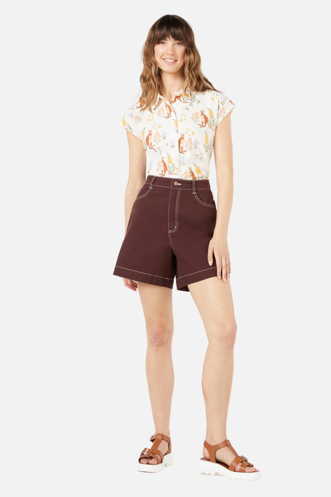 Princess Highway - Rock Wallaby Blouse - cream
