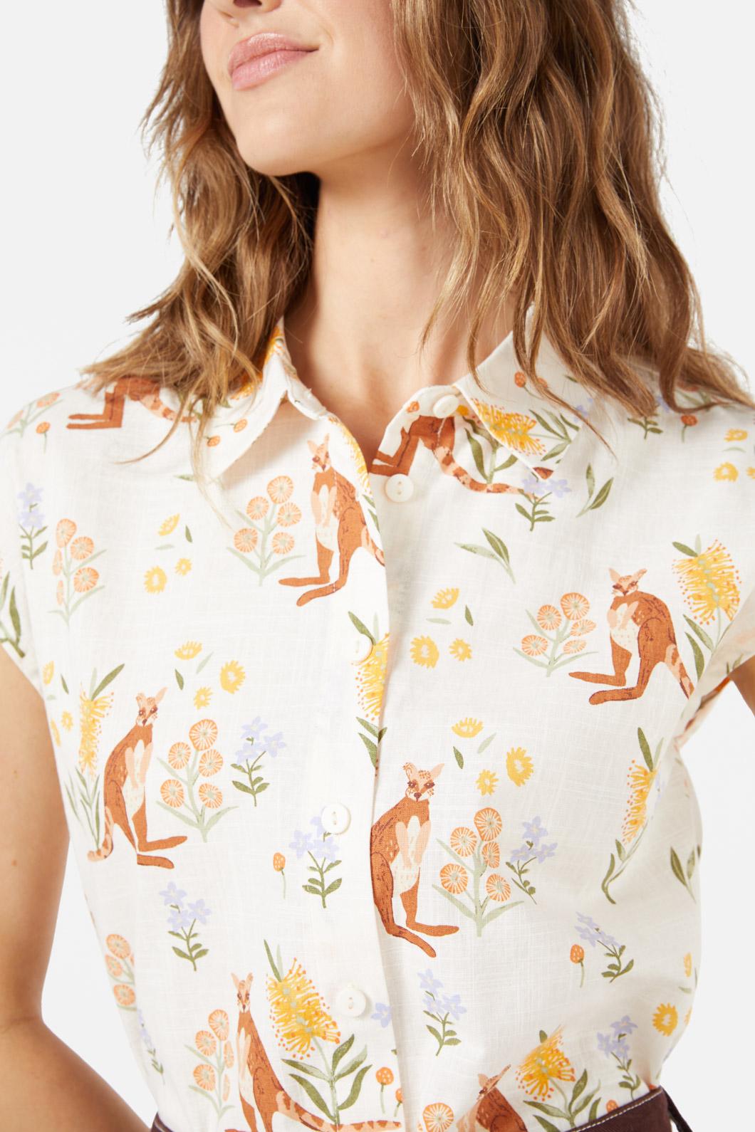 Princess Highway - Rock Wallaby Blouse - cream