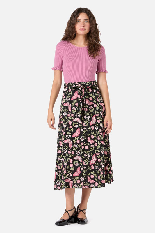 Princess Highway - Yvette Midi Skirt - pink