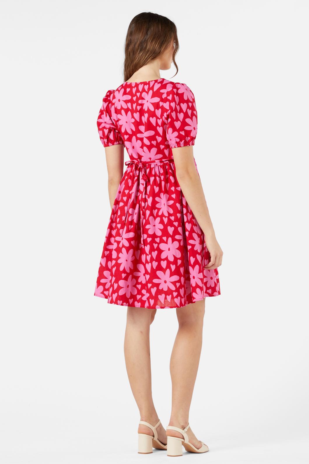 Princess Highway - Valentina Smock Dress - red