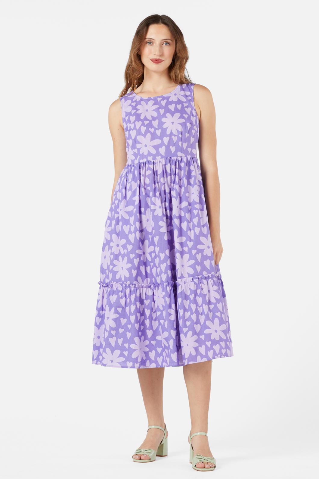 Princess Highway - Valentina Midi Dress - purple
