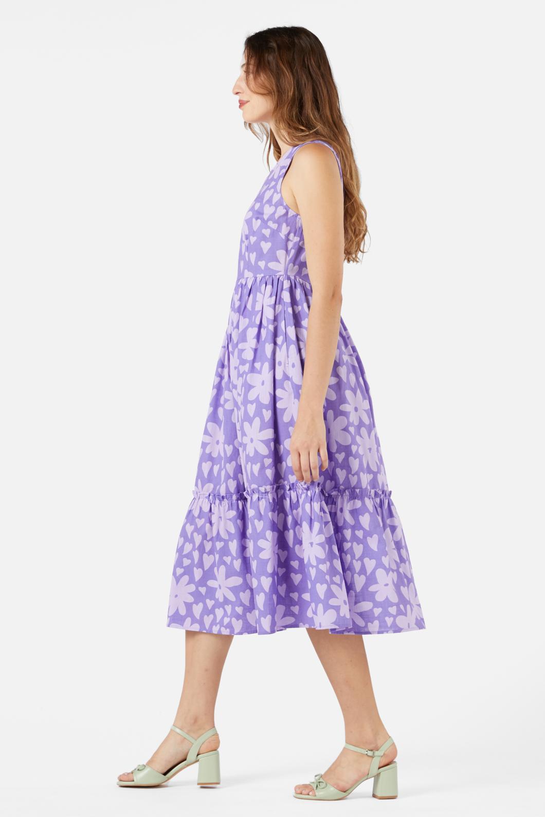 Princess Highway - Valentina Midi Dress - purple