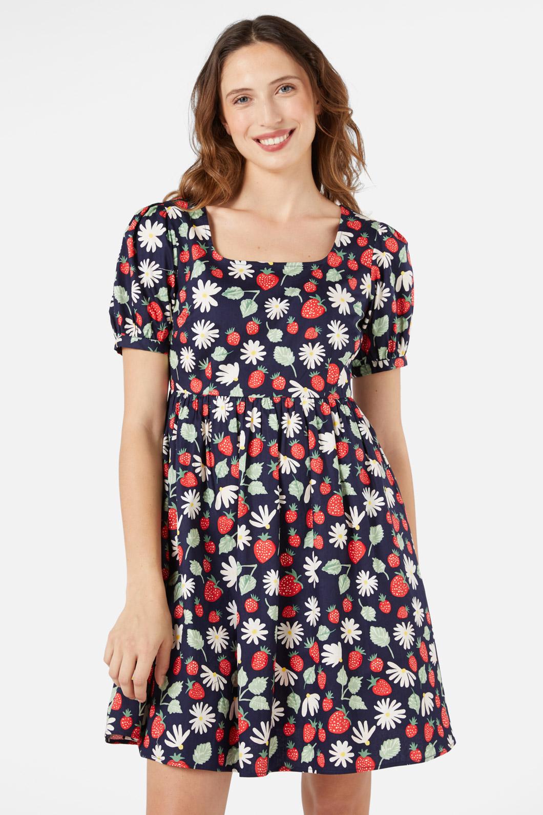 Princess Highway - La Fraise Mini Dress - navy