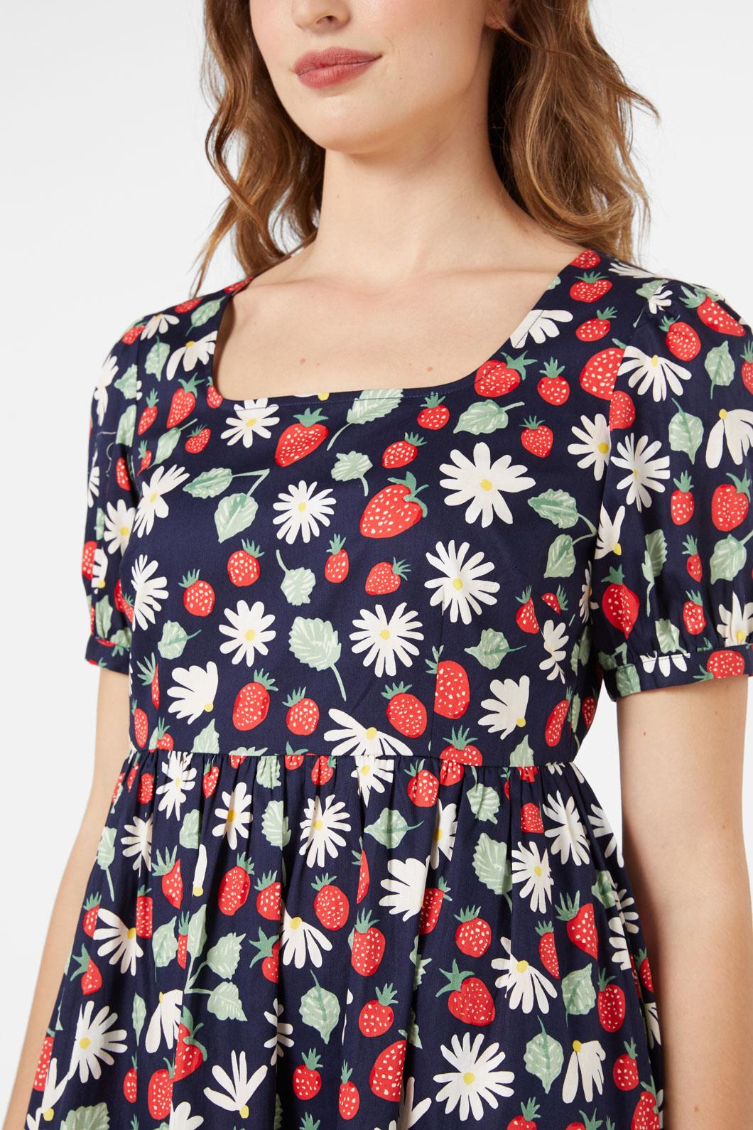 Princess Highway - La Fraise Mini Dress - navy