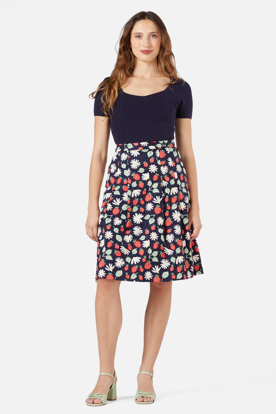 Princess Highway - La Fraise Skirt - navy