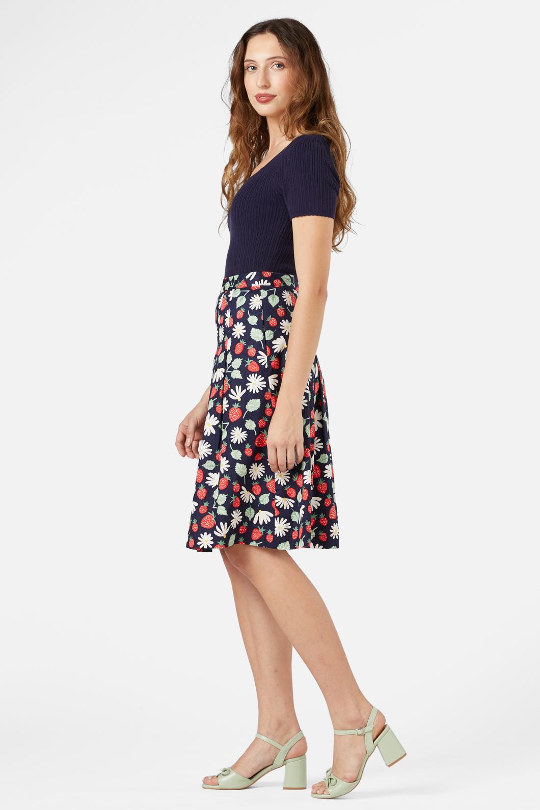 Princess Highway - La Fraise Skirt - navy