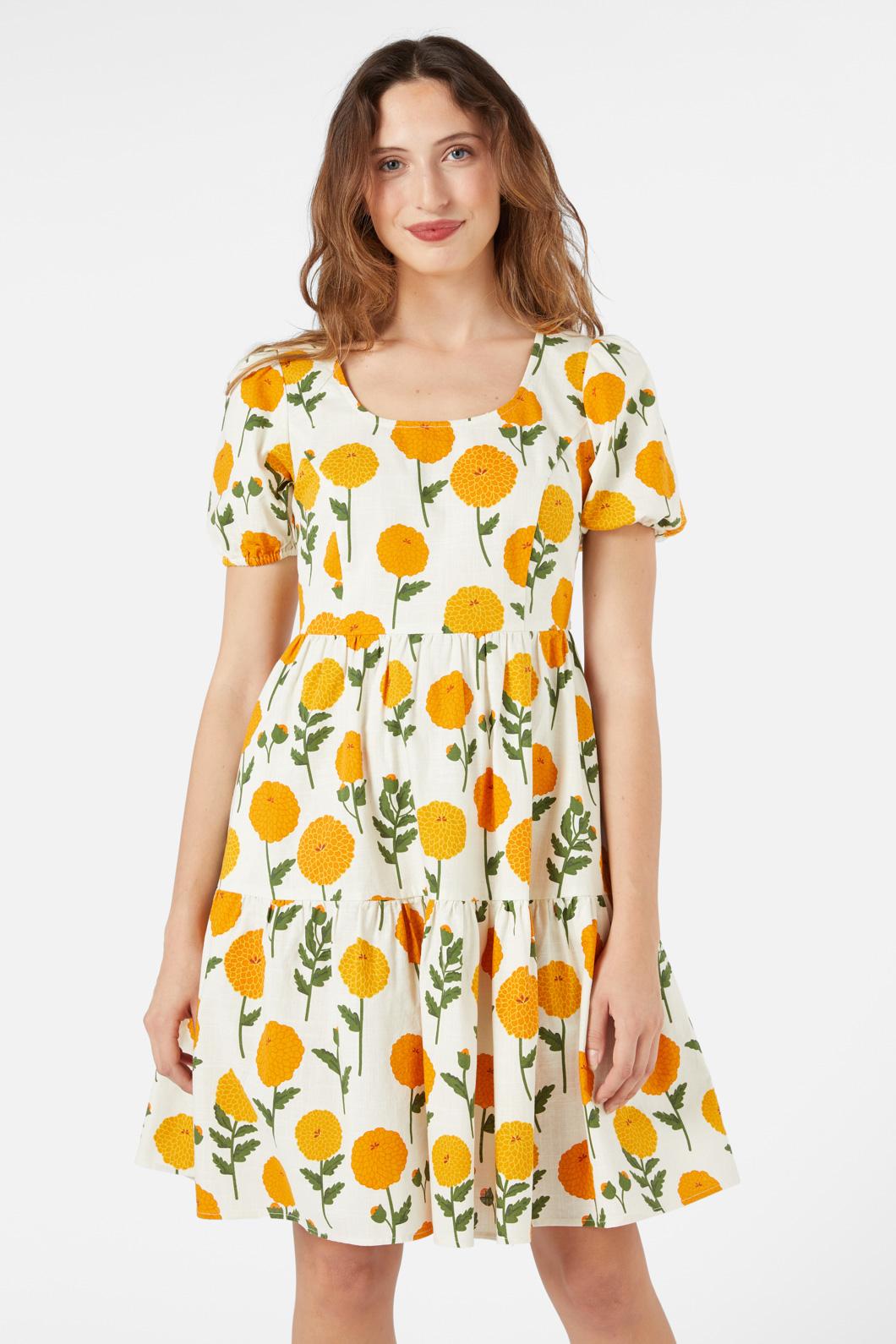 Princess Highway - Marie Fleur Mini Dress - cream