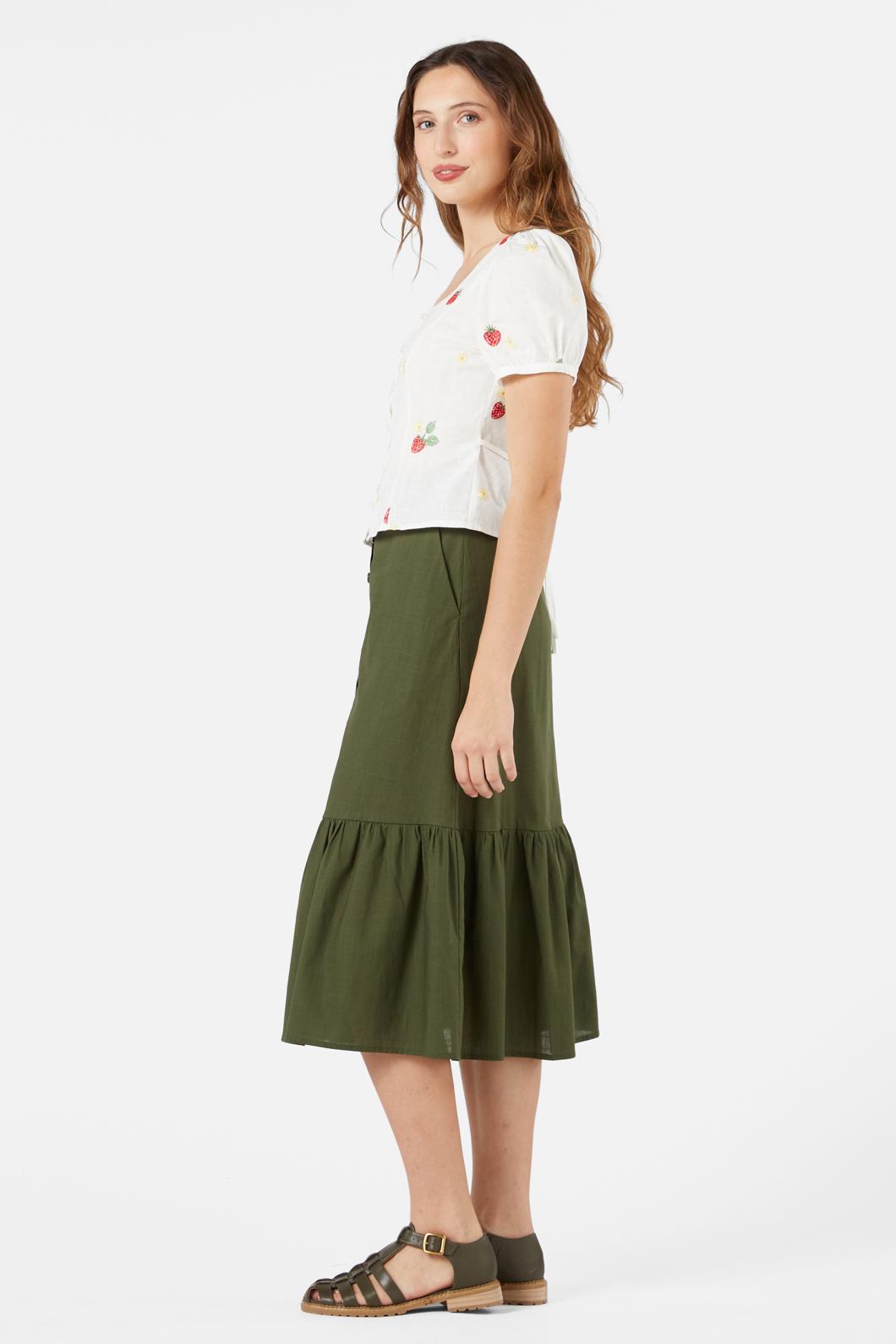 Princess Highway - Sweet Jam Emb Top - cream