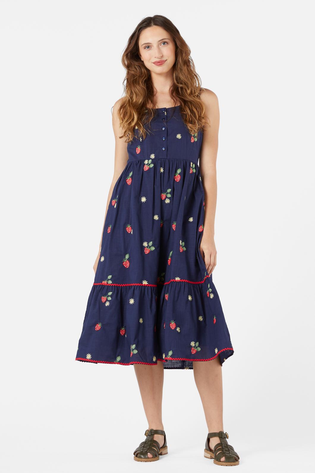 Princess Highway - Sweet Jam Emb Dress - navy