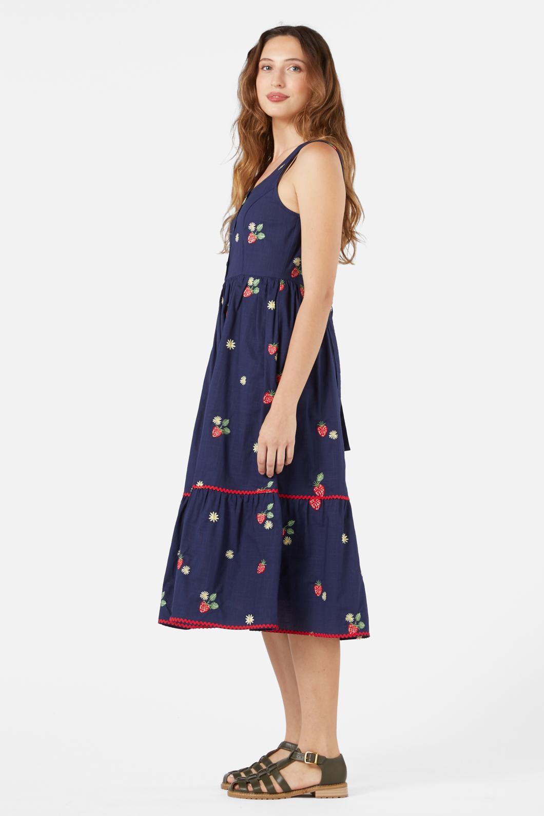 Princess Highway - Sweet Jam Emb Dress - navy