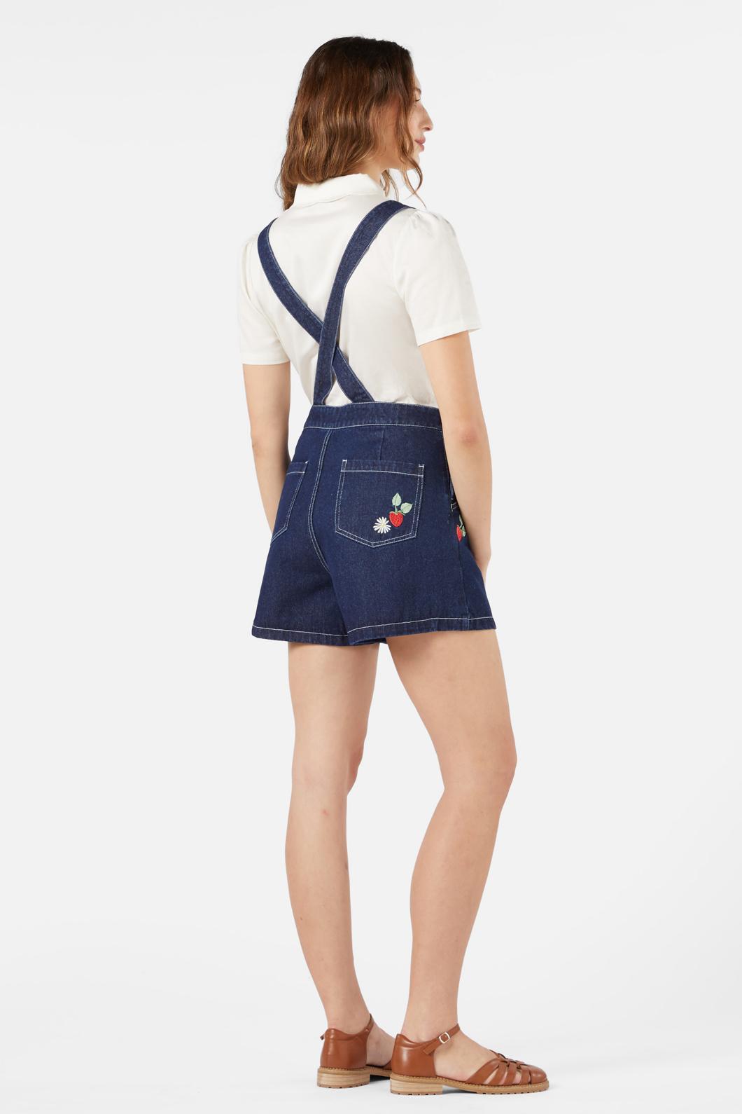 Princess Highway - Sweet Jam Short Overall - blue-denim