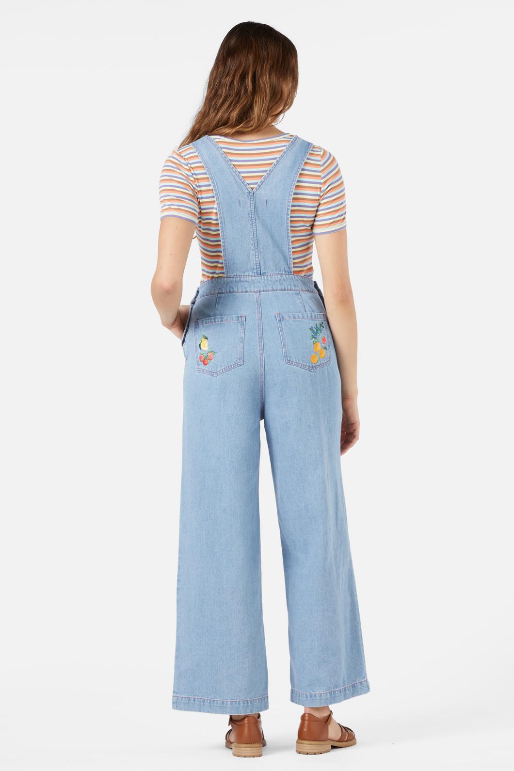 Princess Highway - Fruit Bowl Emb Overall - blue-denim