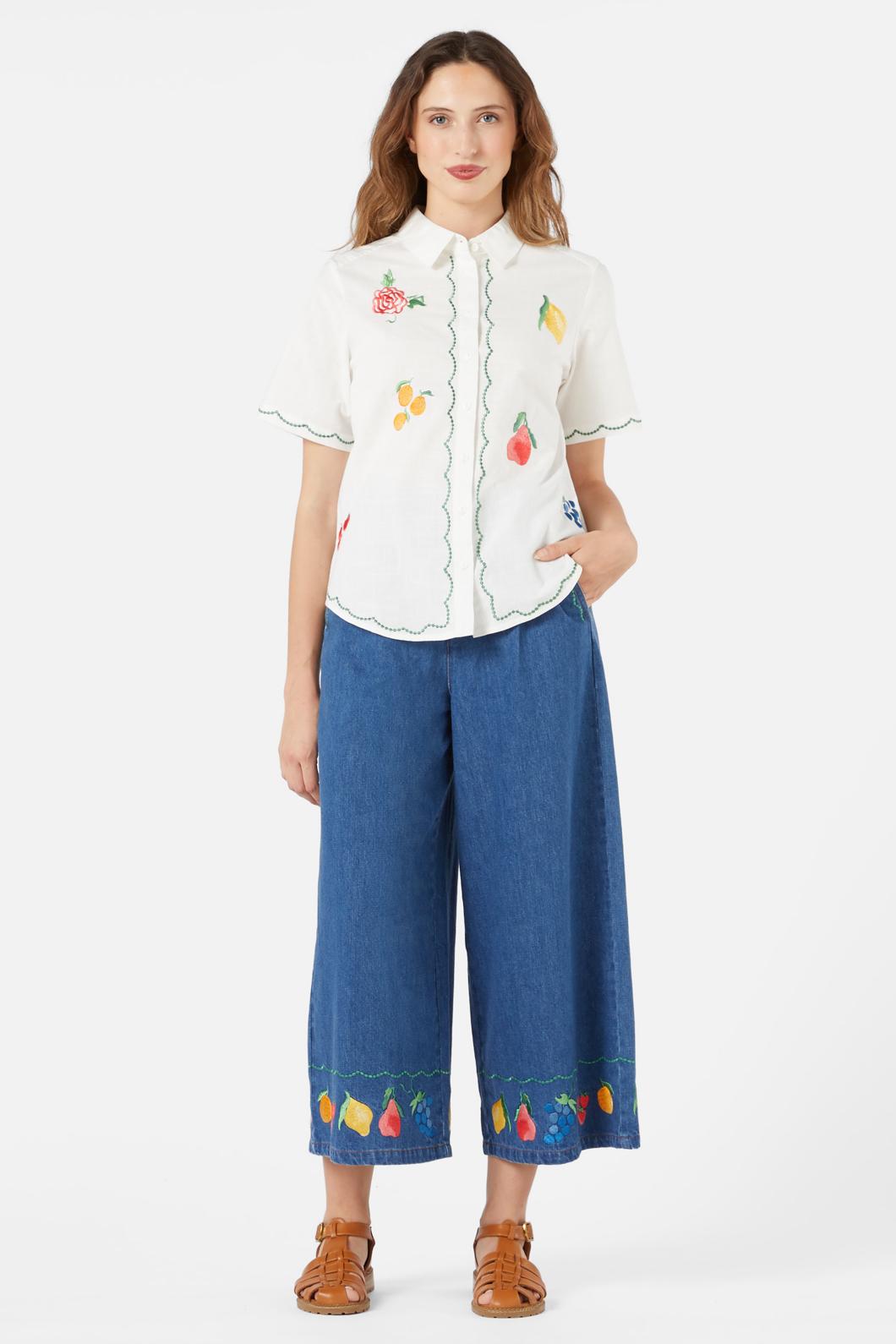 Princess Highway - Orchard Emb Shirt - cream