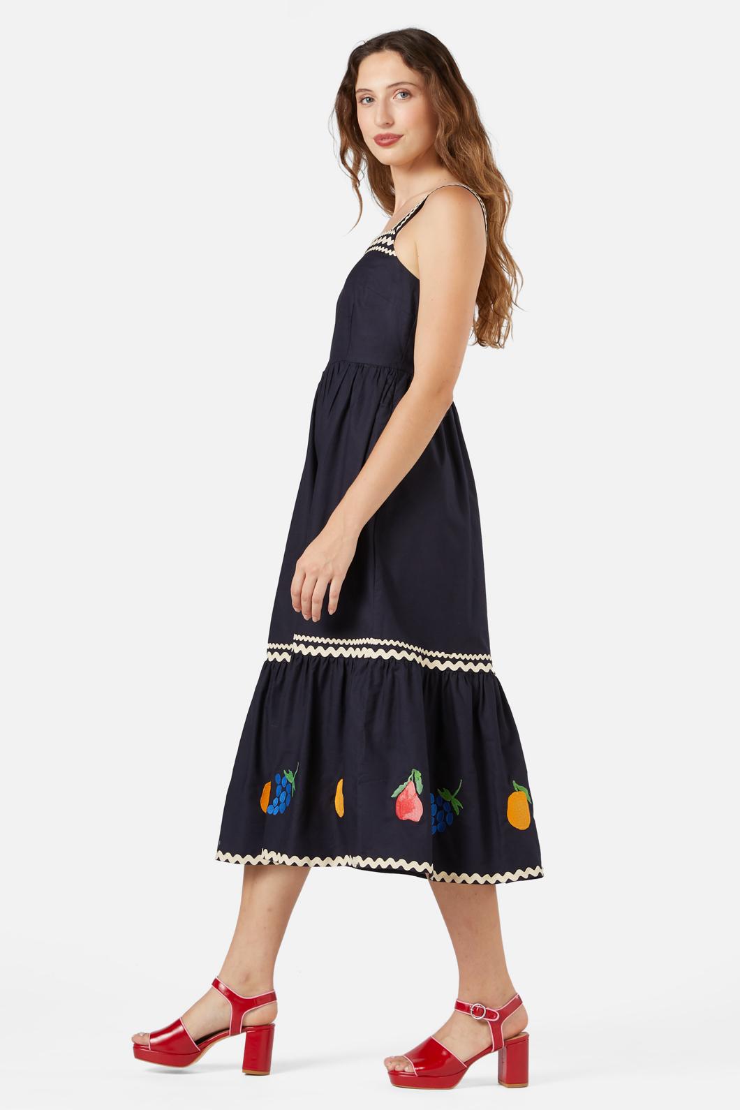 Princess Highway - Orchard Emb Dress - navy