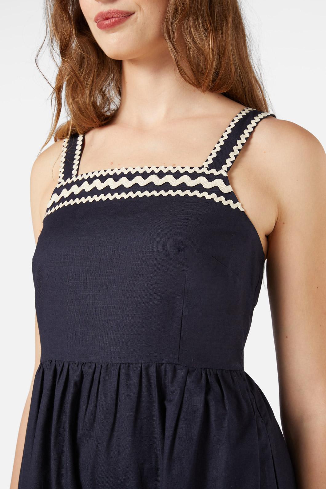 Princess Highway - Orchard Emb Dress - navy