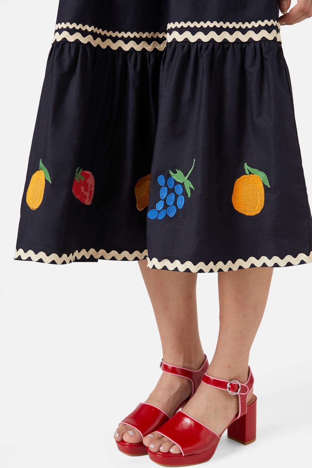 Princess Highway - Orchard Emb Dress - navy